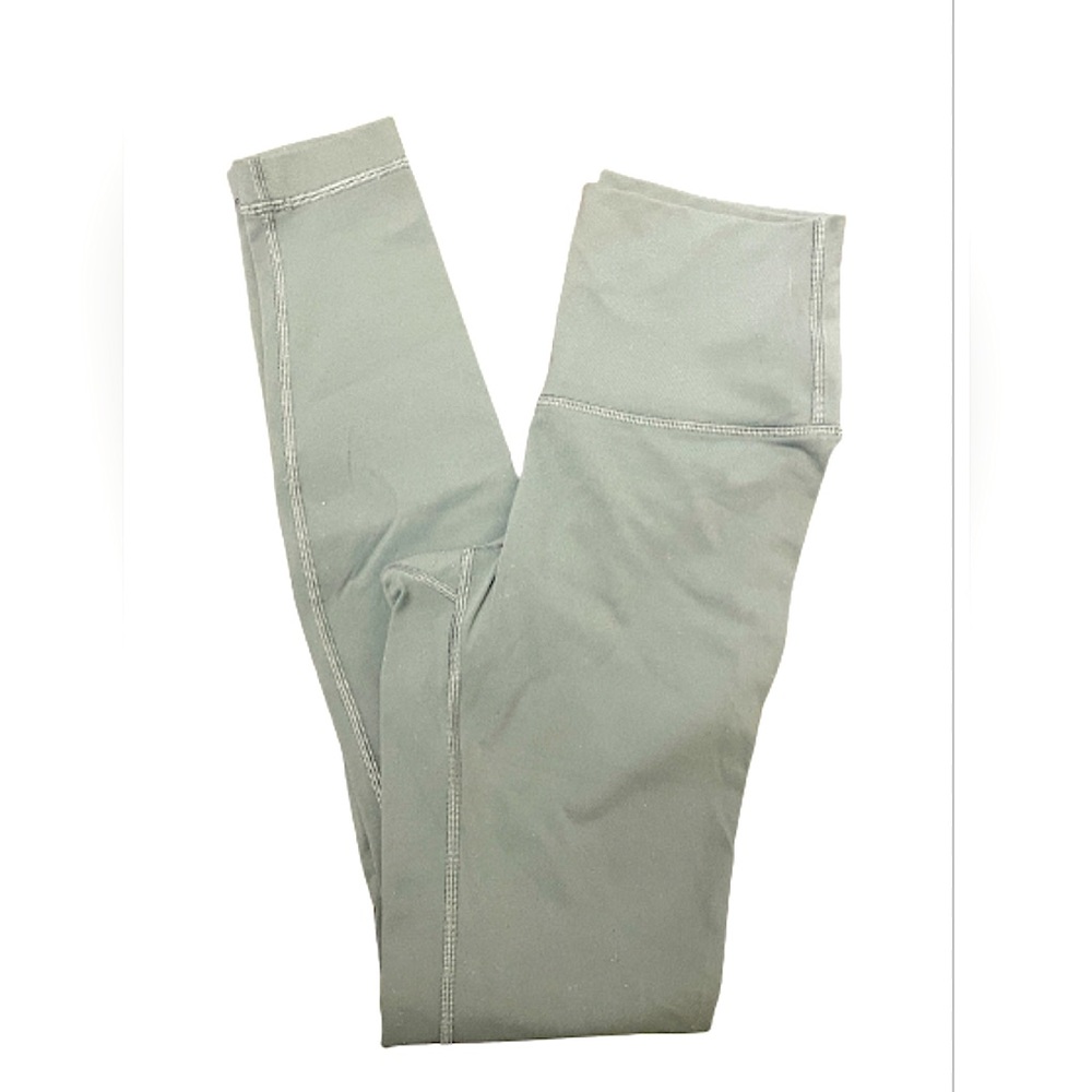 Green Lululemon leggings size 4